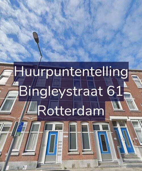 Foto gevel Huurpuntentelling voor Bingleystraat 61, Rotterdam