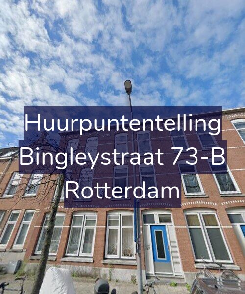 Foto gevel Huurpuntentelling voor Bingleystraat 73-B, Rotterdam