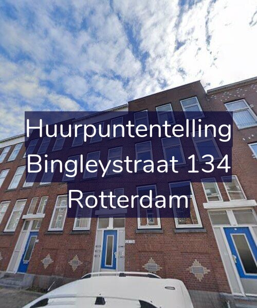 Foto gevel Huurpuntentelling voor Bingleystraat 134, Rotterdam