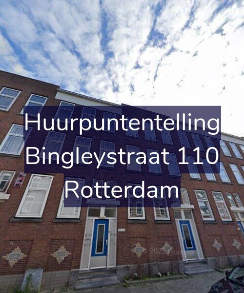 Foto gevel Huurpuntentelling voor Bingleystraat 110, Rotterdam