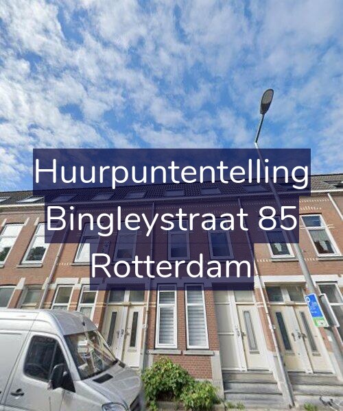 Foto gevel Huurpuntentelling voor Bingleystraat 85, Rotterdam