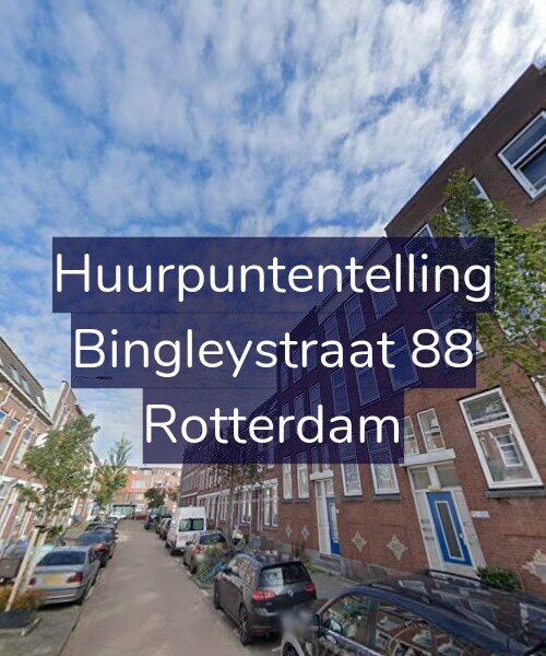 Foto gevel Huurpuntentelling voor Bingleystraat 88, Rotterdam