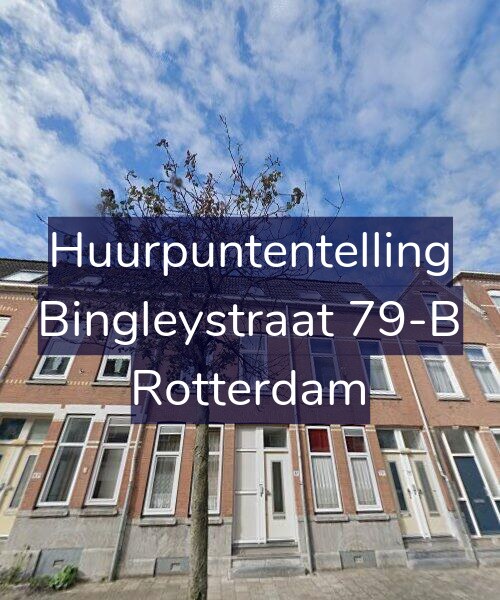 Foto gevel Huurpuntentelling voor Bingleystraat 79-B, Rotterdam