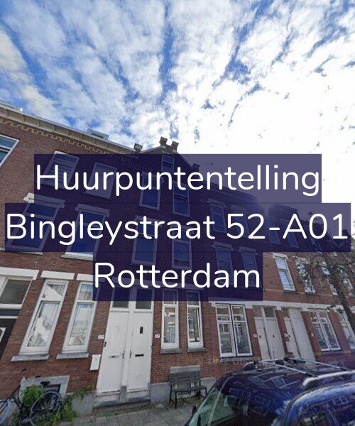 Foto gevel Huurpuntentelling voor Bingleystraat 52-A01, Rotterdam