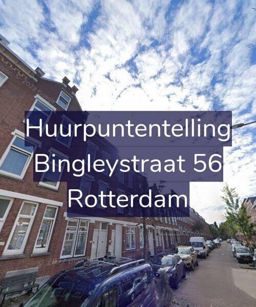 Foto gevel Huurpuntentelling voor Bingleystraat 56, Rotterdam