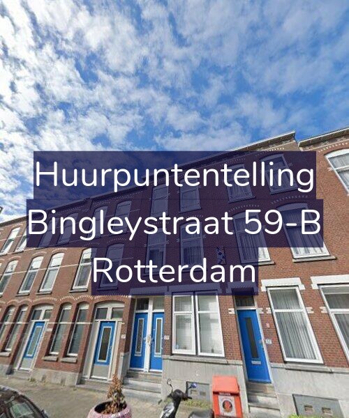 Foto gevel Huurpuntentelling voor Bingleystraat 59-B, Rotterdam