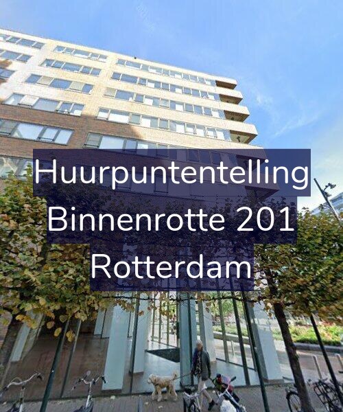 Foto gevel Huurpuntentelling voor Binnenrotte 201, Rotterdam