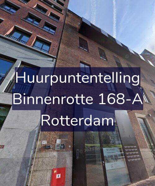 Foto gevel Huurpuntentelling voor Binnenrotte 168-A, Rotterdam