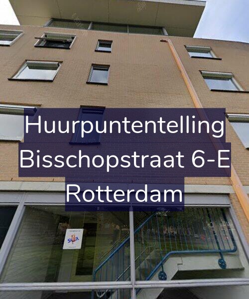 Foto gevel Huurpuntentelling voor Bisschopstraat 6-E, Rotterdam