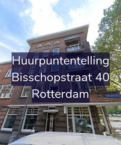 Foto gevel Huurpuntentelling voor Bisschopstraat 40, Rotterdam
