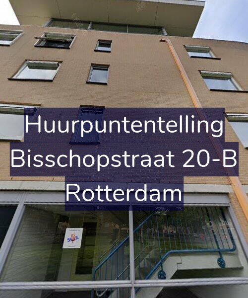 Foto gevel Huurpuntentelling voor Bisschopstraat 20-B, Rotterdam