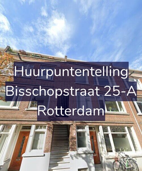Foto gevel Huurpuntentelling voor Bisschopstraat 25-A, Rotterdam