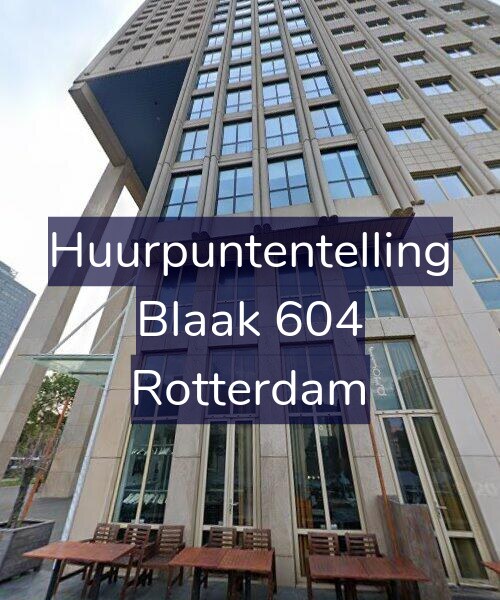 Foto gevel Huurpuntentelling voor Blaak 604, Rotterdam