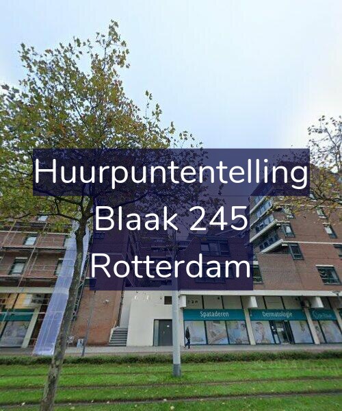 Foto gevel Huurpuntentelling voor Blaak 245, Rotterdam