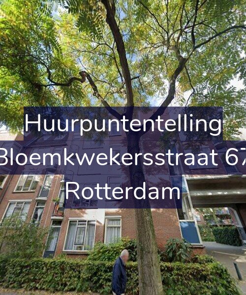 Foto gevel Huurpuntentelling voor Bloemkwekersstraat 67, Rotterdam