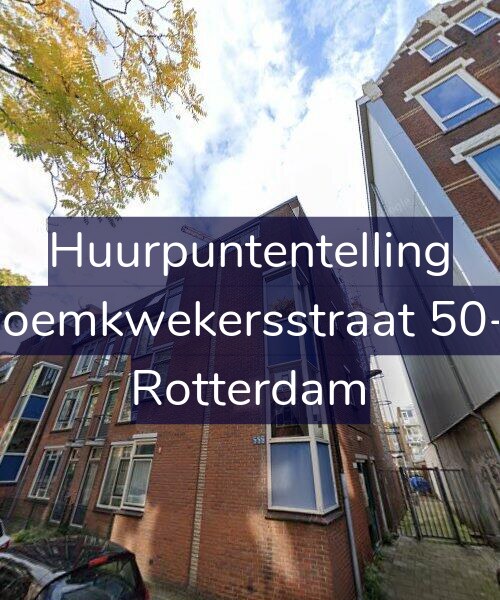 Foto gevel Huurpuntentelling voor Bloemkwekersstraat 50-B, Rotterdam