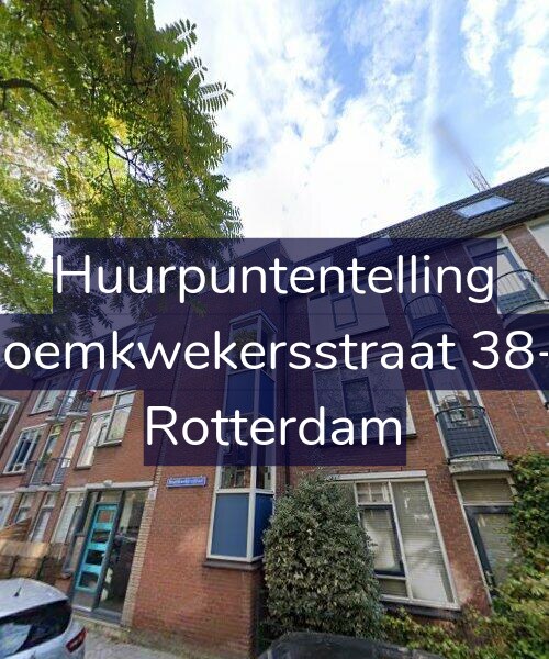 Foto gevel Huurpuntentelling voor Bloemkwekersstraat 38-C, Rotterdam