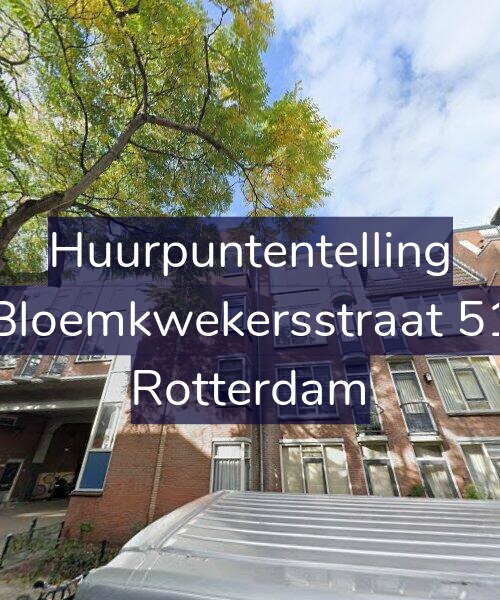 Foto gevel Huurpuntentelling voor Bloemkwekersstraat 51, Rotterdam