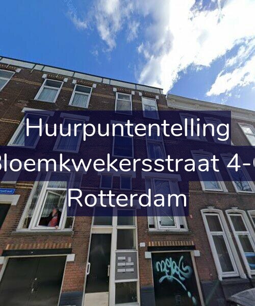 Foto gevel Huurpuntentelling voor Bloemkwekersstraat 4-C, Rotterdam