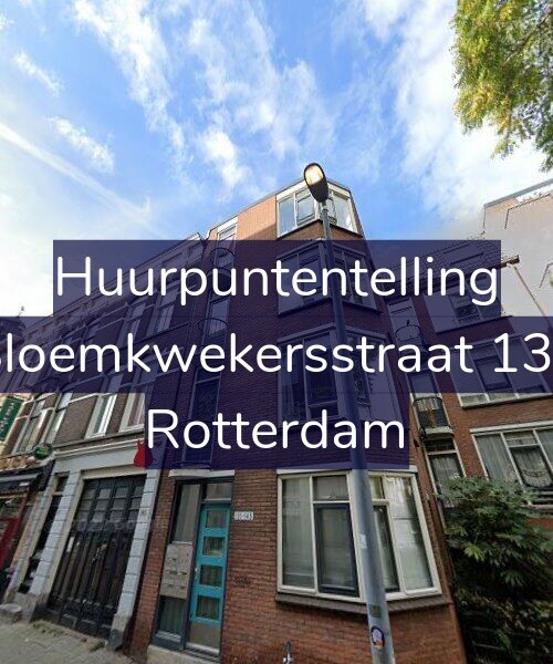 Foto gevel Huurpuntentelling voor Bloemkwekersstraat 135, Rotterdam