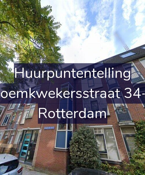 Foto gevel Huurpuntentelling voor Bloemkwekersstraat 34-A, Rotterdam
