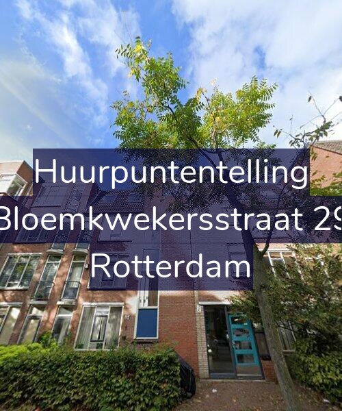 Foto gevel Huurpuntentelling voor Bloemkwekersstraat 29, Rotterdam