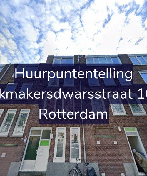 Foto gevel Huurpuntentelling voor Blokmakersdwarsstraat 10-A, Rotterdam