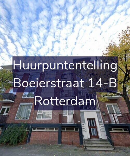 Foto gevel Huurpuntentelling voor Boeierstraat 14-B, Rotterdam