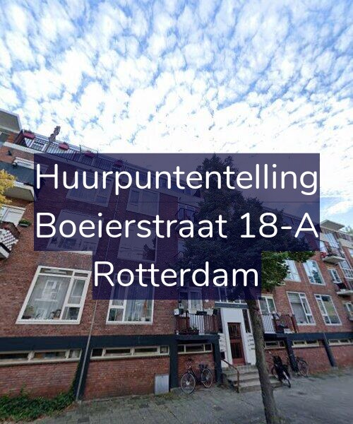 Foto gevel Huurpuntentelling voor Boeierstraat 18-A, Rotterdam