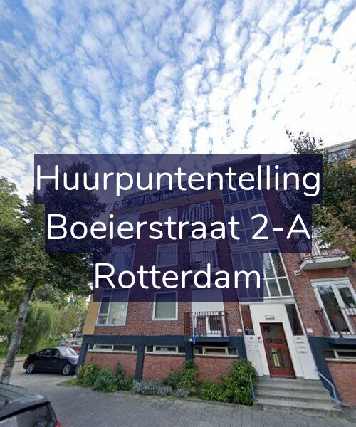 Foto gevel Huurpuntentelling voor Boeierstraat 2-A, Rotterdam