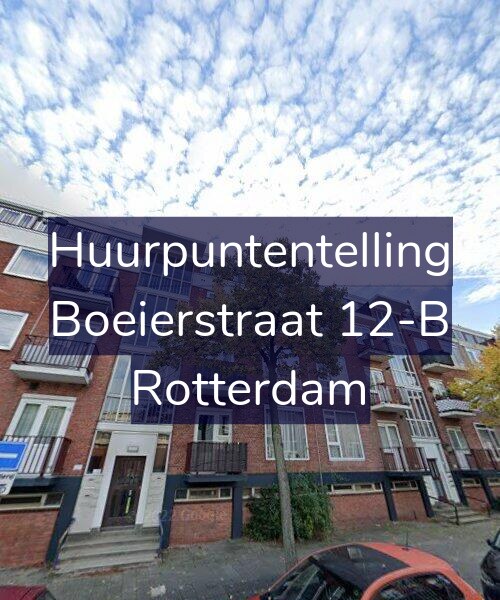 Foto gevel Huurpuntentelling voor Boeierstraat 12-B, Rotterdam