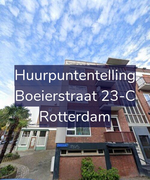 Foto gevel Huurpuntentelling voor Boeierstraat 23-C, Rotterdam