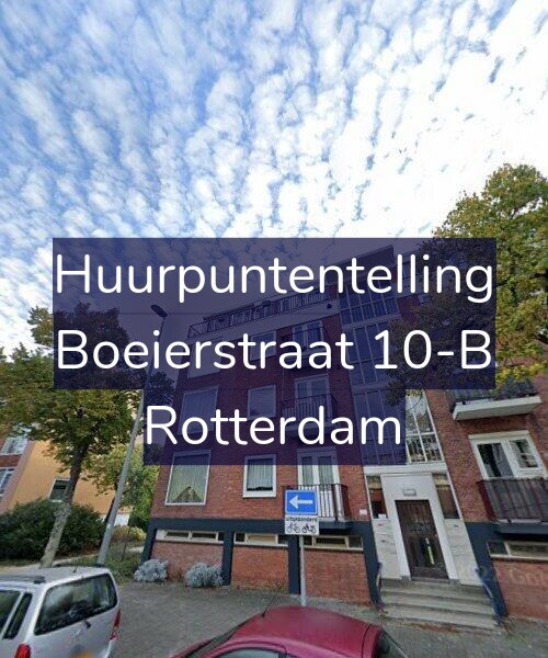 Foto gevel Huurpuntentelling voor Boeierstraat 10-B, Rotterdam