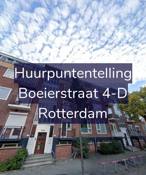 Foto gevel Huurpuntentelling voor Boeierstraat 4-D, Rotterdam