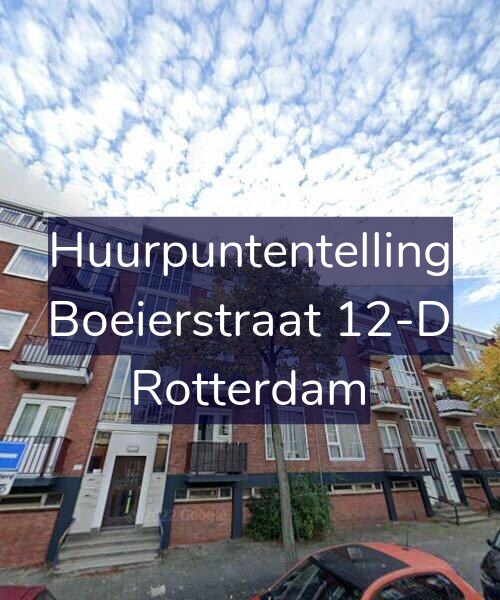 Foto gevel Huurpuntentelling voor Boeierstraat 12-D, Rotterdam