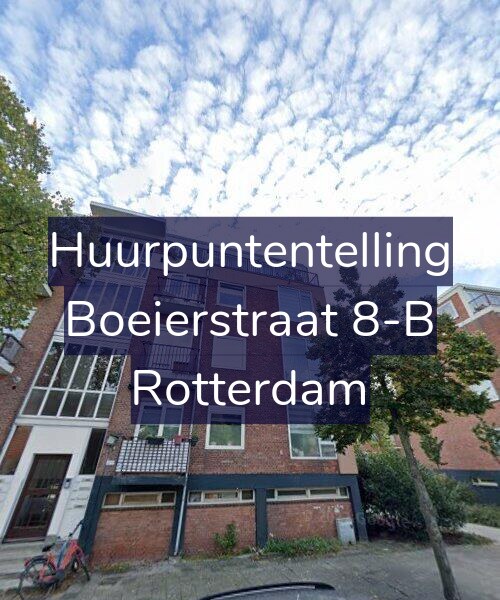 Foto gevel Huurpuntentelling voor Boeierstraat 8-B, Rotterdam