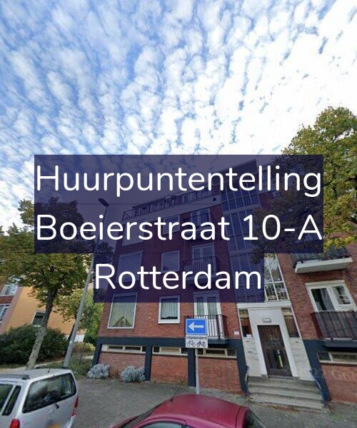 Foto gevel Huurpuntentelling voor Boeierstraat 10-A, Rotterdam