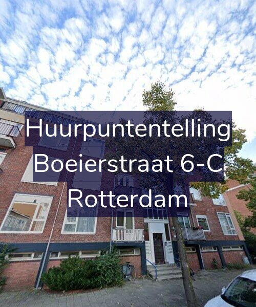 Foto gevel Huurpuntentelling voor Boeierstraat 6-C, Rotterdam