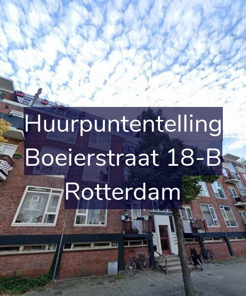 Foto gevel Huurpuntentelling voor Boeierstraat 18-B, Rotterdam