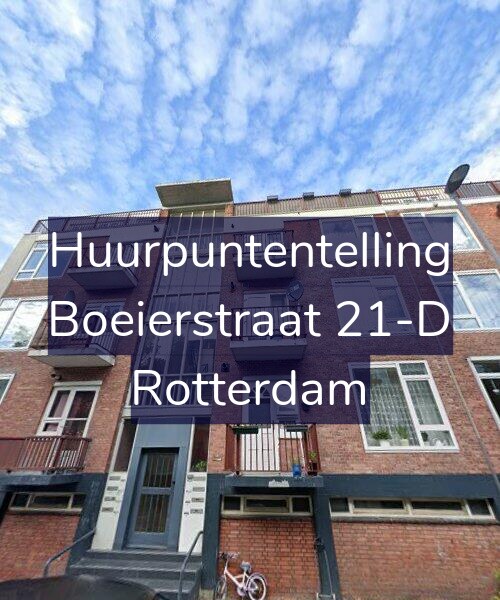 Foto gevel Huurpuntentelling voor Boeierstraat 21-D, Rotterdam