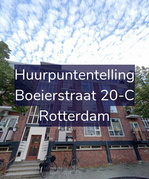 Foto gevel Huurpuntentelling voor Boeierstraat 20-C, Rotterdam
