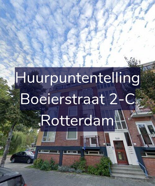 Foto gevel Huurpuntentelling voor Boeierstraat 2-C, Rotterdam