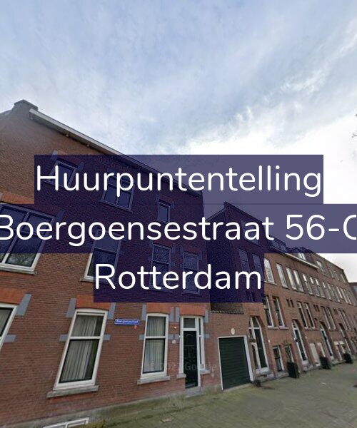 Foto gevel Huurpuntentelling voor Boergoensestraat 56-C, Rotterdam