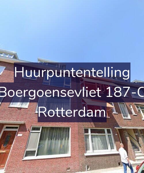 Foto gevel Huurpuntentelling voor Boergoensevliet 187-C, Rotterdam