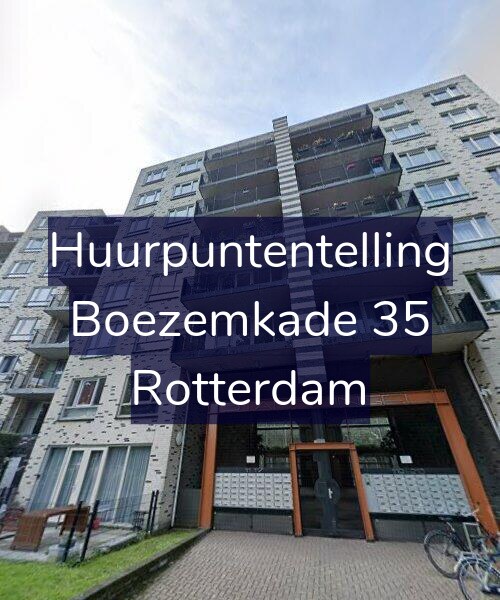 Foto gevel Huurpuntentelling voor Boezemkade 35, Rotterdam