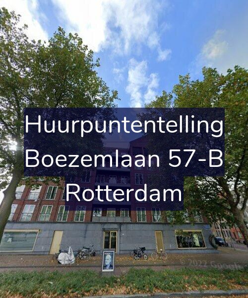 Foto gevel Huurpuntentelling voor Boezemlaan 57-B, Rotterdam