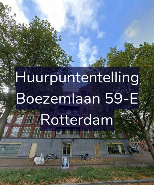 Foto gevel Huurpuntentelling voor Boezemlaan 59-E, Rotterdam