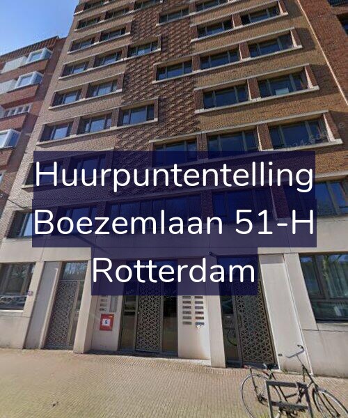 Foto gevel Huurpuntentelling voor Boezemlaan 51-H, Rotterdam