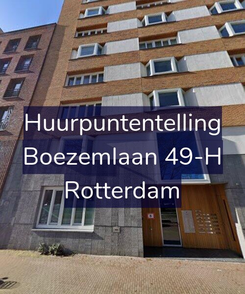 Foto gevel Huurpuntentelling voor Boezemlaan 49-H, Rotterdam