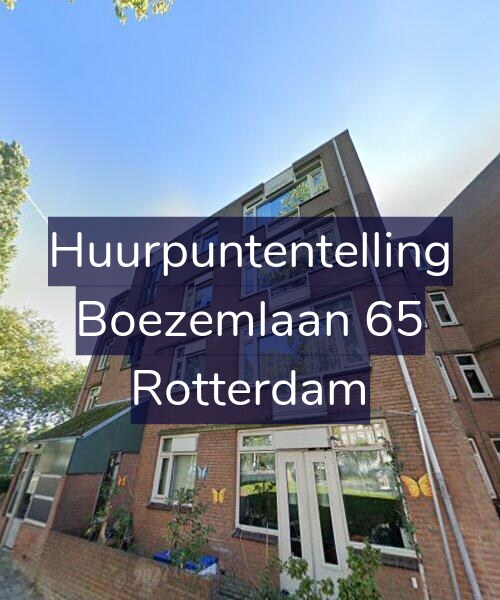Foto gevel Huurpuntentelling voor Boezemlaan 65, Rotterdam